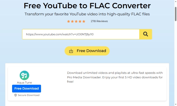 online free youtube to flac converter acethinker
