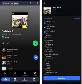 add and download spotify music via noteburner spotify converter for android apk