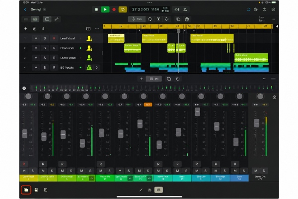 import apple music to logic pro on ipad