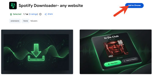 add spotify downloader any website chrome extension