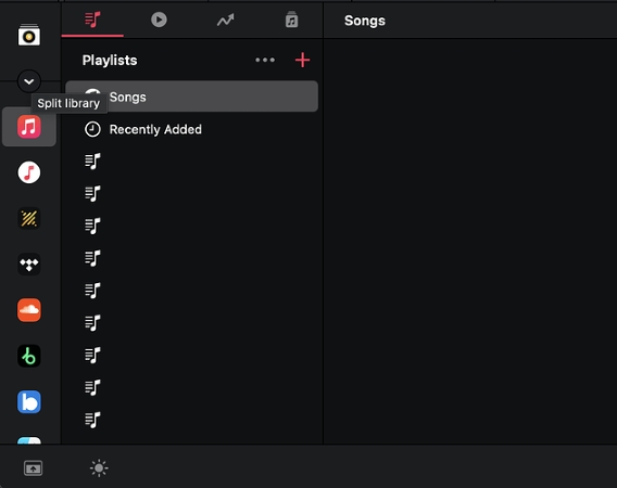 display apple music library in djay pro