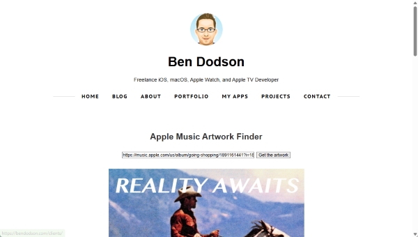 ben dodson apple music artwork finder