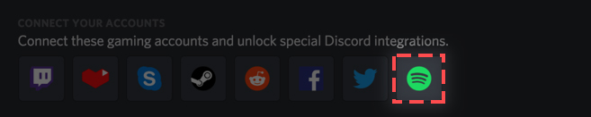 choose spotify as a bridge to connect soundcloud to discord