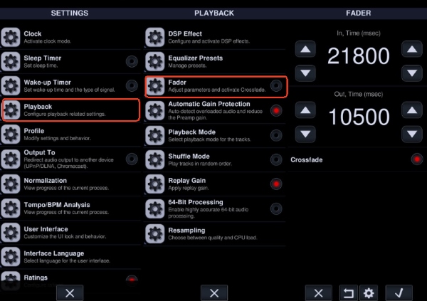 crossfade youtube music via neutron music player on android devices