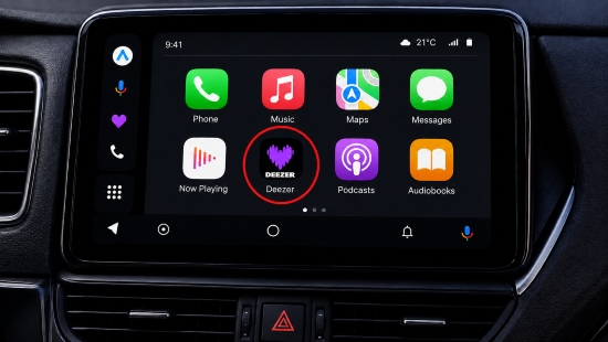 deezer music app on android auto