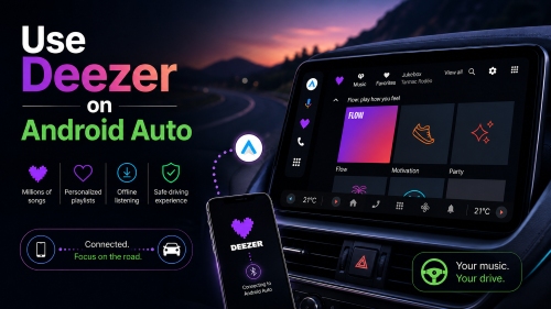 how to listen to deezer on android auto