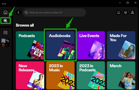spotify audiobooks