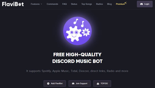 play tidal on discord iphone via flavibot