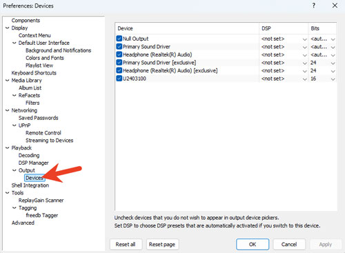 choose vb audio virtual as cable output on foobar2000