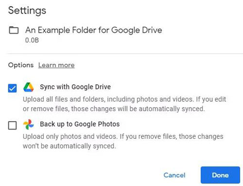 sync spotify music to google drive via desktop app