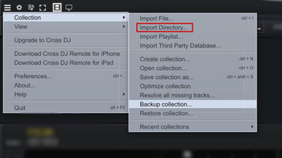 import apple music to cross dj via files