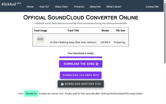 download soundcloud songs via klickaud download