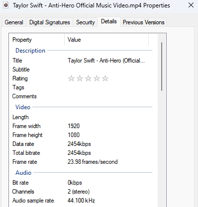 loader to video downloads details
