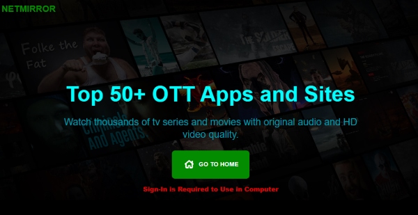 go to the netmirror website