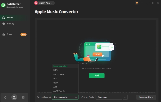 noteburner apple music converter for windows