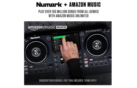 numark mixstream pro dj app for amazon music