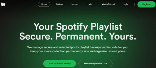 keep spotify music forever via playlist backup tool