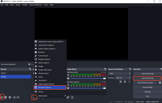 record tidal music video via obs studio