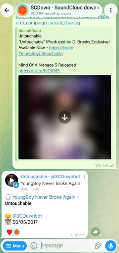 soundcloud downloader bot scdownbot on telegram