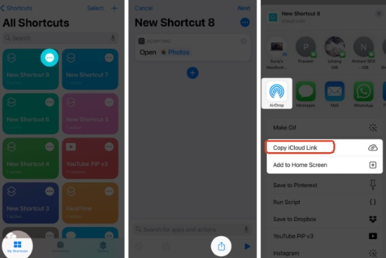 how to add shortcut for youtube to iphone