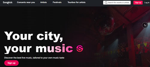 songkick spotify concert tracking addon