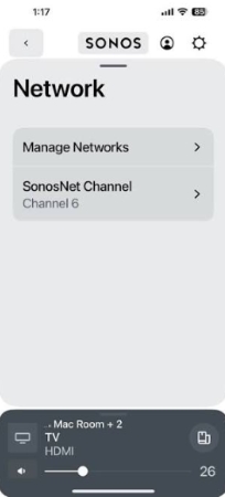 enable sonosnet for smooth apple music playback