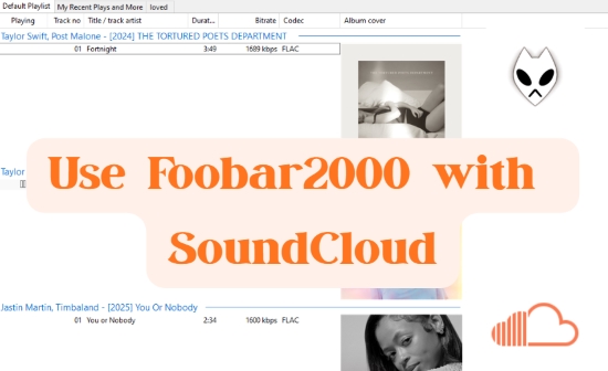 how to play soundcloud on foobar2000