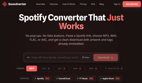 convert spotify to wav online via soundverter