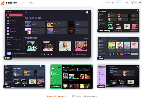 spicetify themes spotify customization plugin