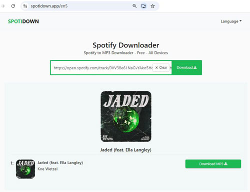 spotidown app website