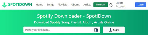 spotidown me website