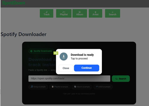 spotidown org website