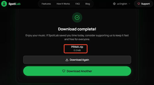 spotilab blank zip file