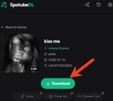 download spotify song on spotubedl spotify downloader
