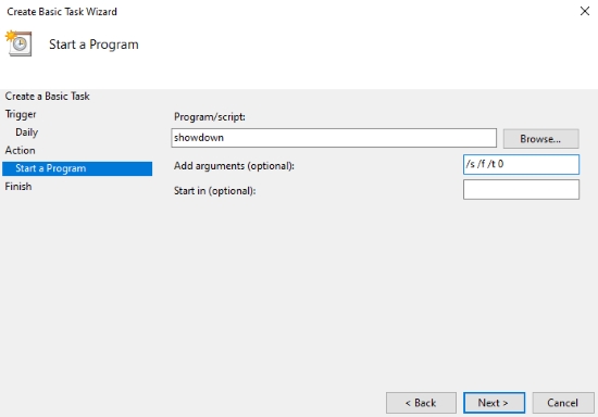 set a sleep timer for amazon music via task scheduler