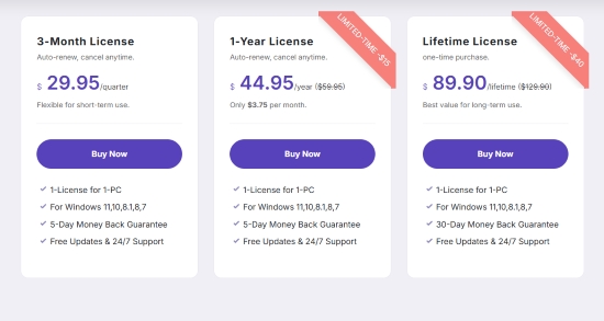 tunepat apple music converter pricing