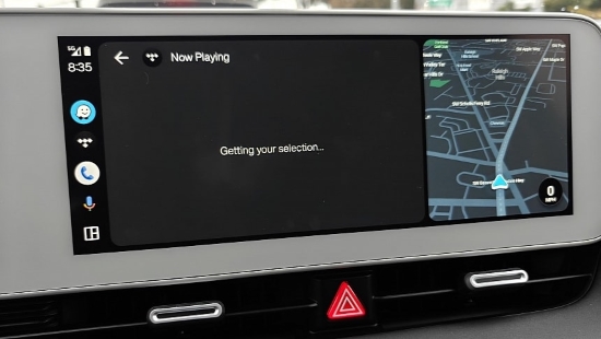 use tidal with waze on android auto