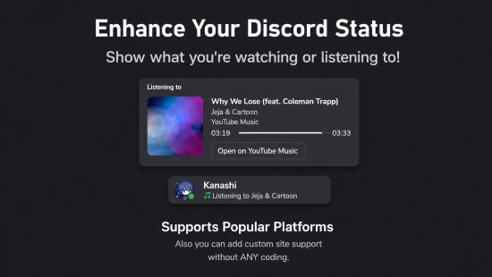 show apple music status on discord via discord music rpc
