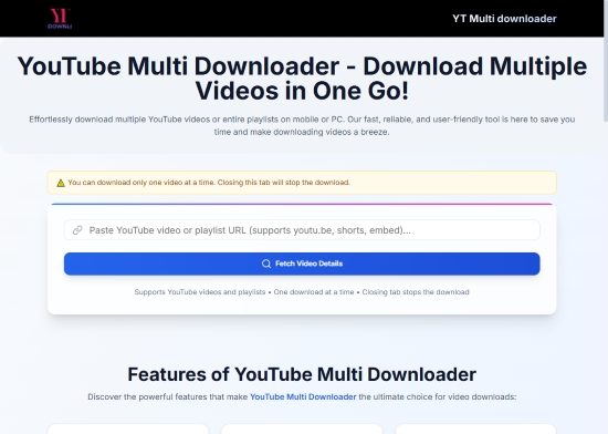 youtube video playlist downloader youtube multi downloader