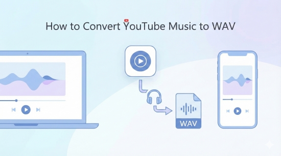how to convert youtube music to wav