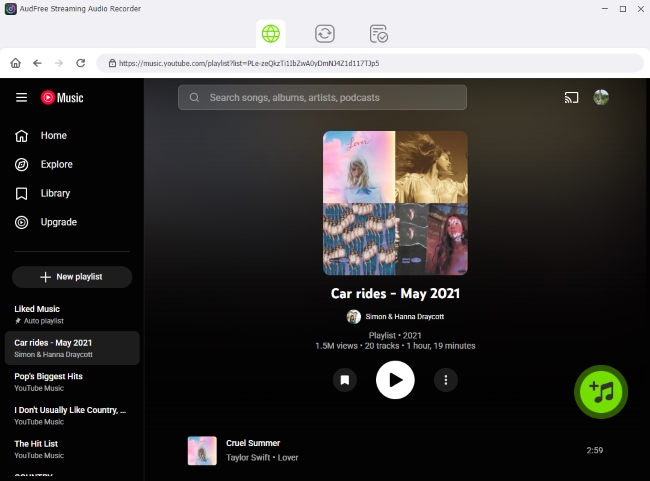 add youtube music to converting list